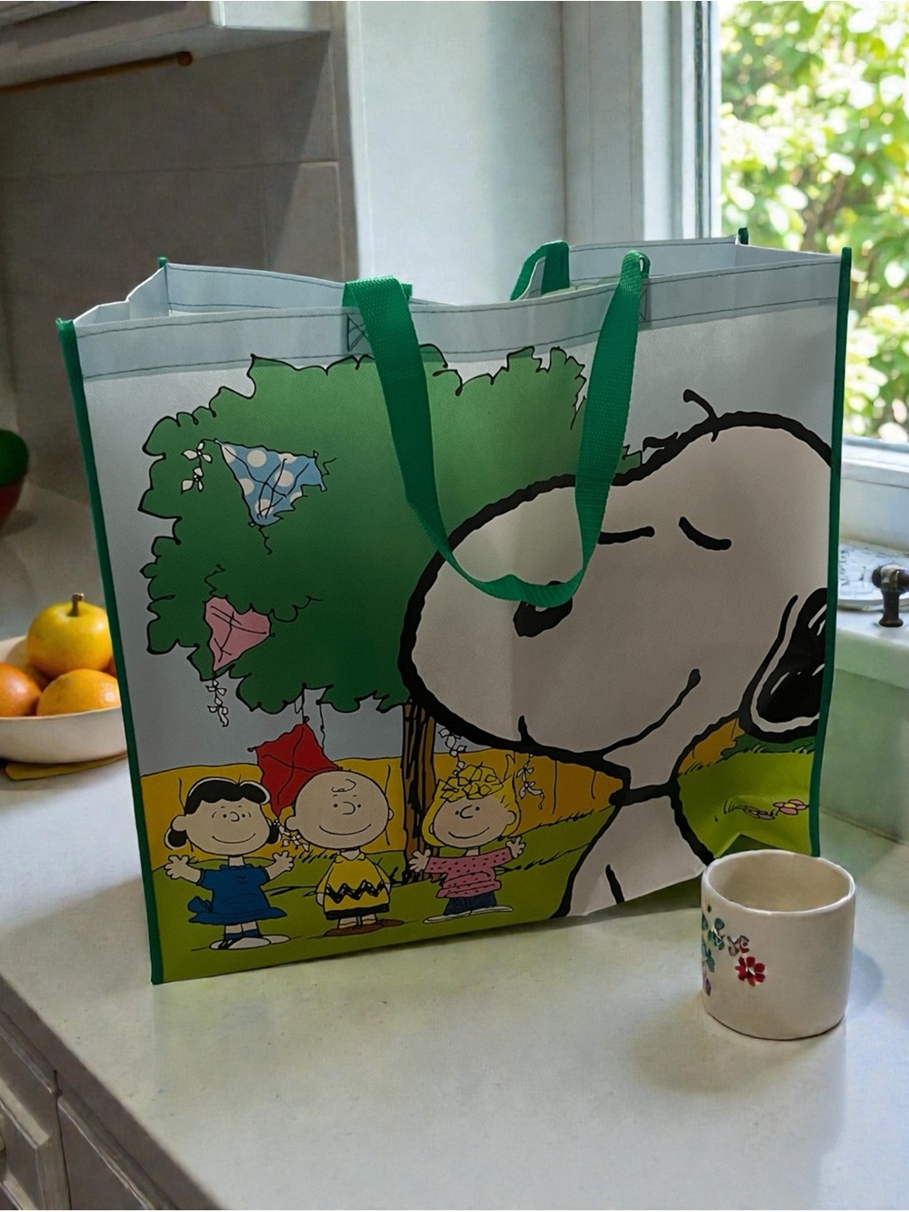 Snoopy Peanuts Reusable Tote Bag